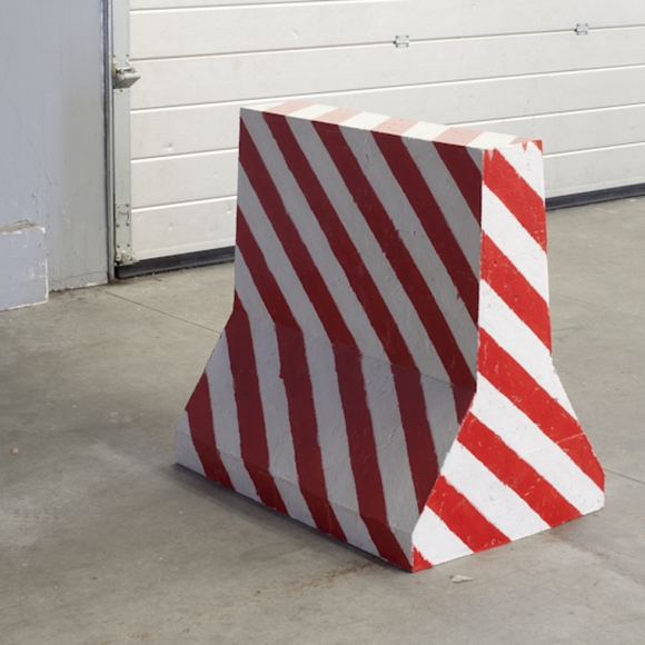 roadblocks installation ceramics sculpture